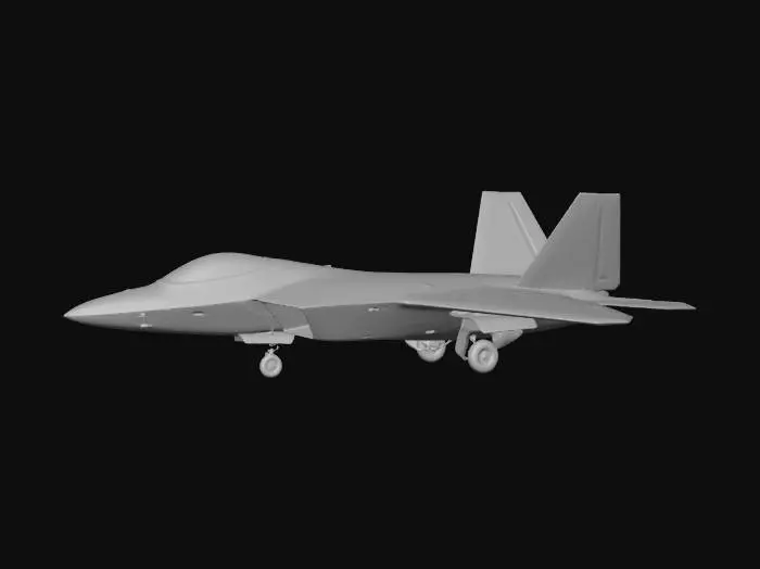 3D model for USAF F-22 Raptor
