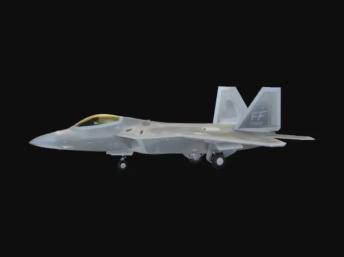 3D model for USAF F-22 Raptor