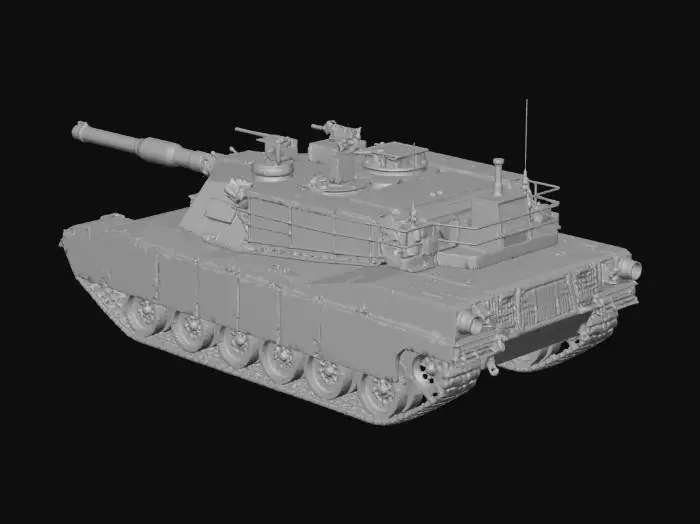 3D model for US M-1 Abrams Tank