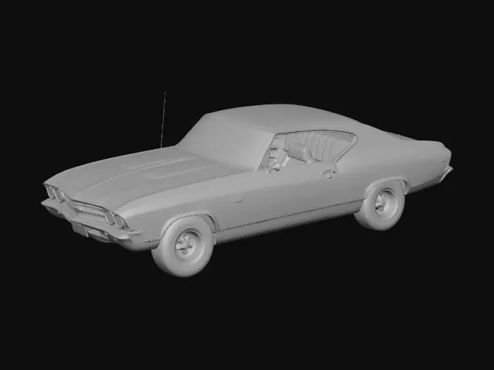 3D model for 1969 Chevelle SS 396