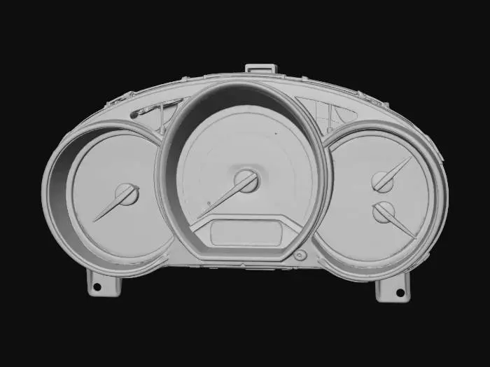3D model for Car gauge cluster