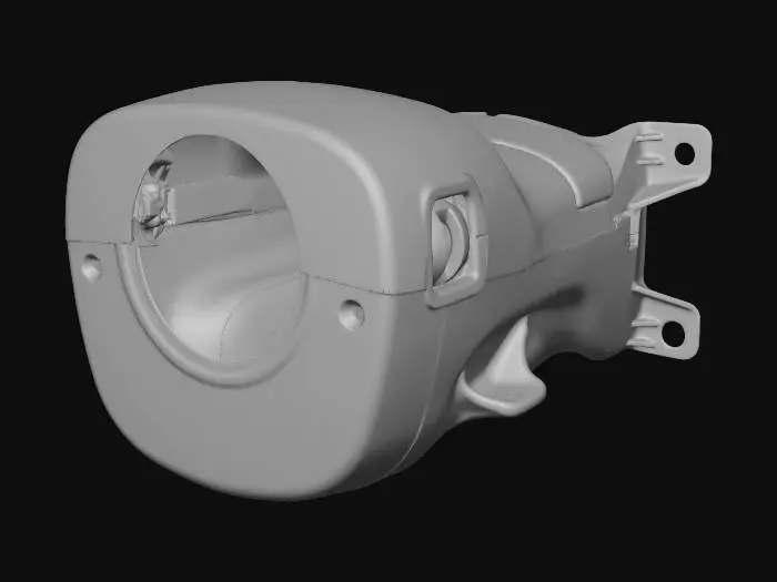 3D model for Steering column housing behind steering wheel