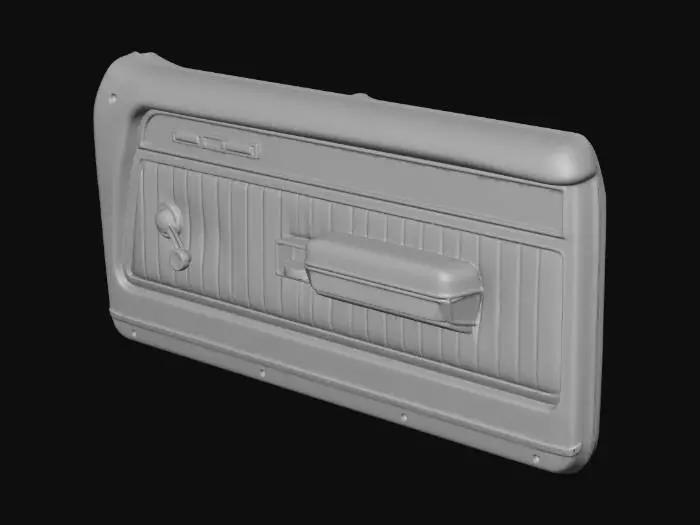 3D model for Classic Car Passenger Door Panel