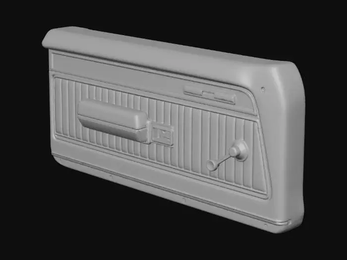 3D model for Classic Car Driver Door Panel