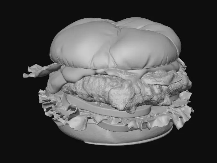 3D model for Crispy Chicken Bacon Melt