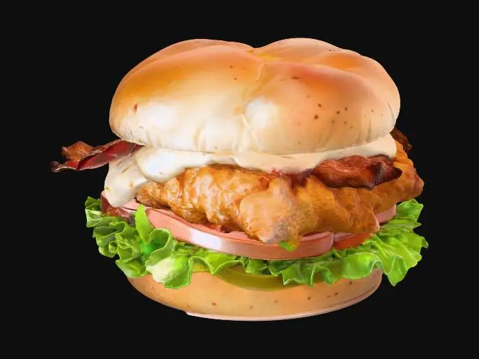 3D model for Crispy Chicken Bacon Melt