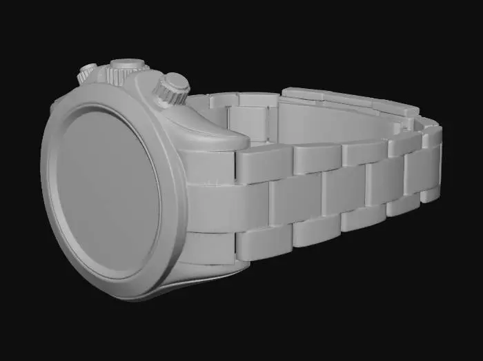 3D model for Daytona "Eye of the Tiger" Yellow Gold Diamond Tiger Pave Dial 40mm