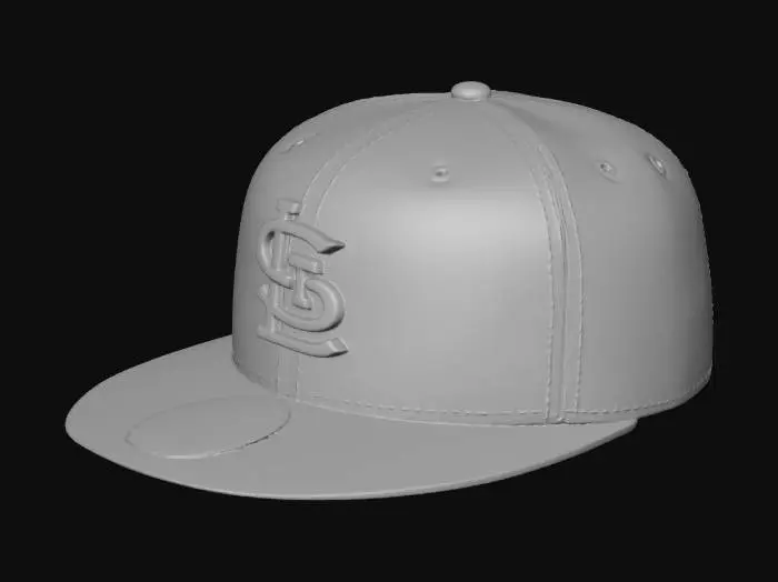 3D model for St. Louis Cardinals Cap
