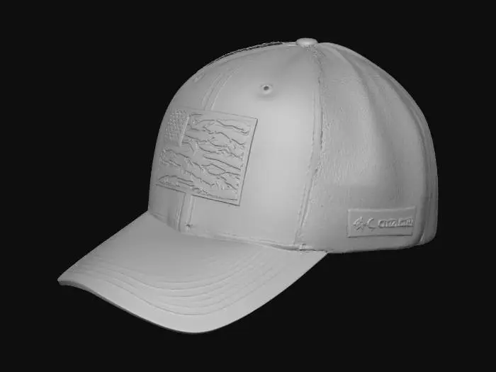 3D model for PFG Fish Flag™ Mesh Ball Cap
