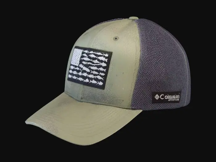 3D model for PFG Fish Flag™ Mesh Ball Cap