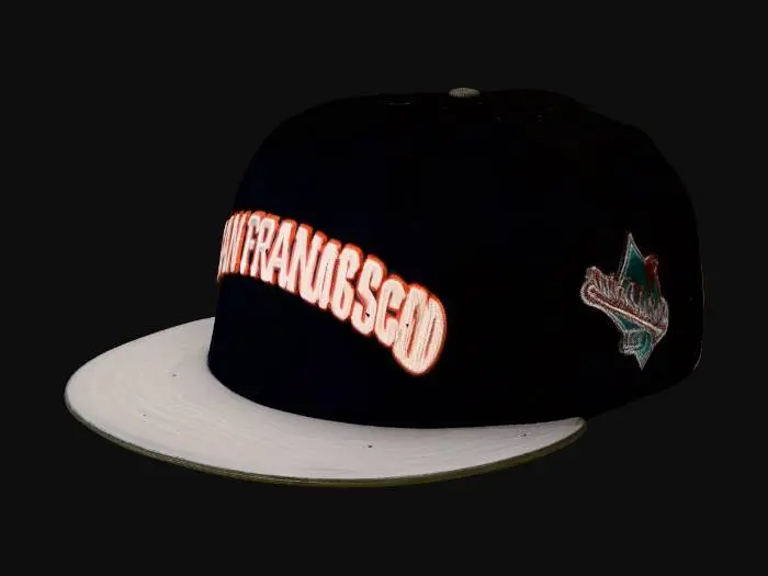 3D model for San Francisco Embroidered Cap