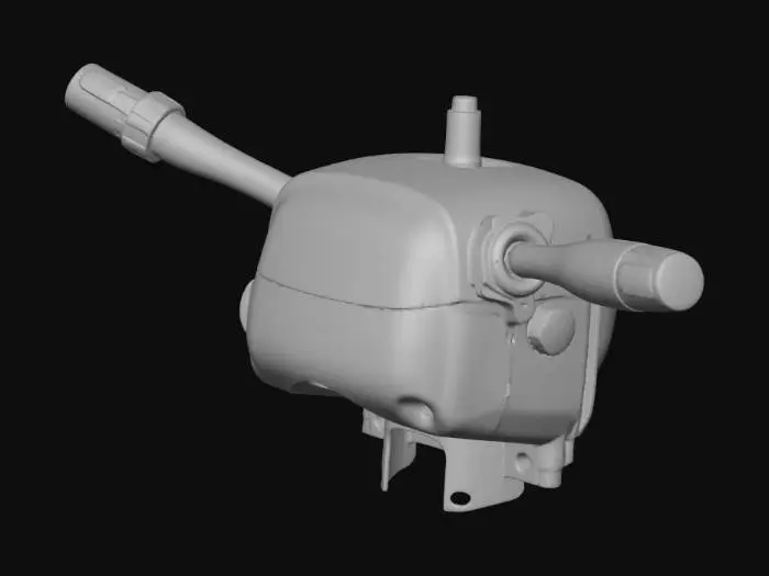 3D model for 90s Sedan Interior Steerling Column