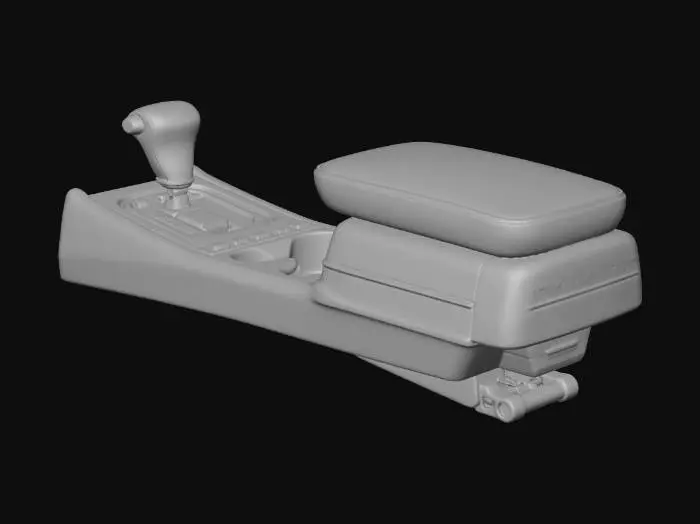 3D model for 90s Sedan Interior Center Console Shifter