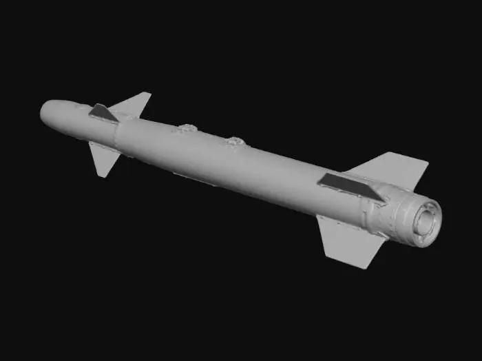 3D model for AIM-9X Sidewinder Missile