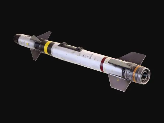 3D model for AIM-9X Sidewinder Missile