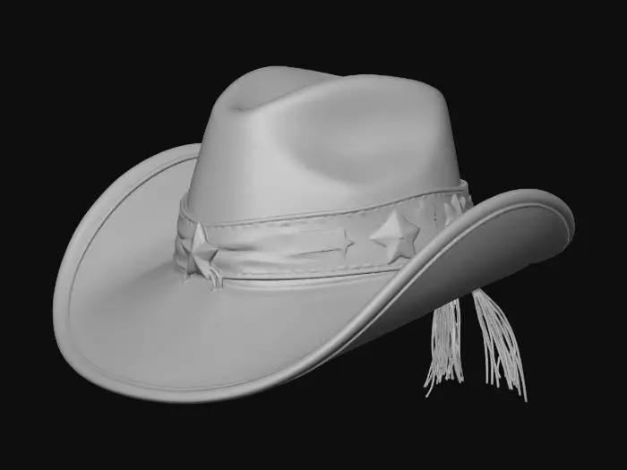 3D model for Dusty Sheriff Cowboy Hat