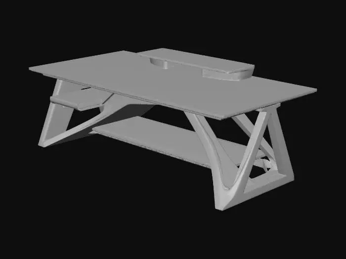 3D model for Industrial Geometric Desk