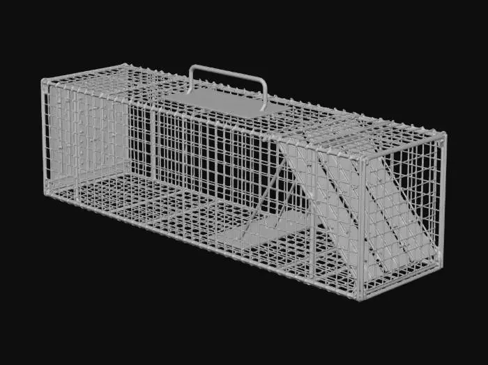 3D model for Live Animal Cage Trap