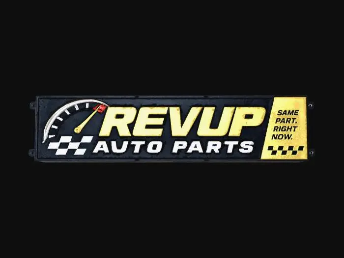 3D model for RevUp Auto Parts Sign
