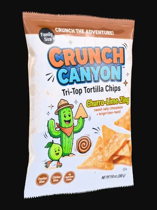 3D model for Crunch Canyon Tortilla Chips