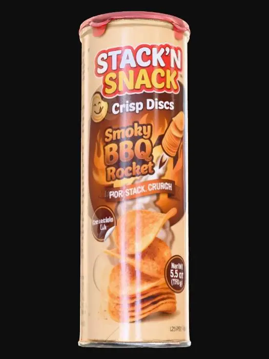 3D model for Stack'n Snack BBQ Chips