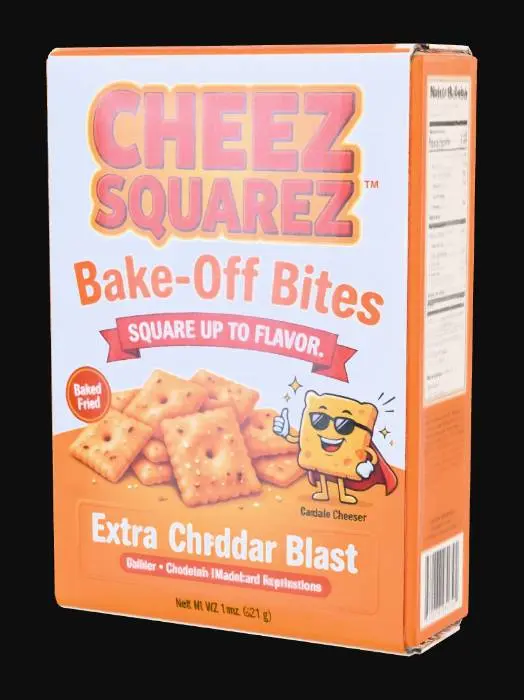 3D model for Cheez Squarez Box