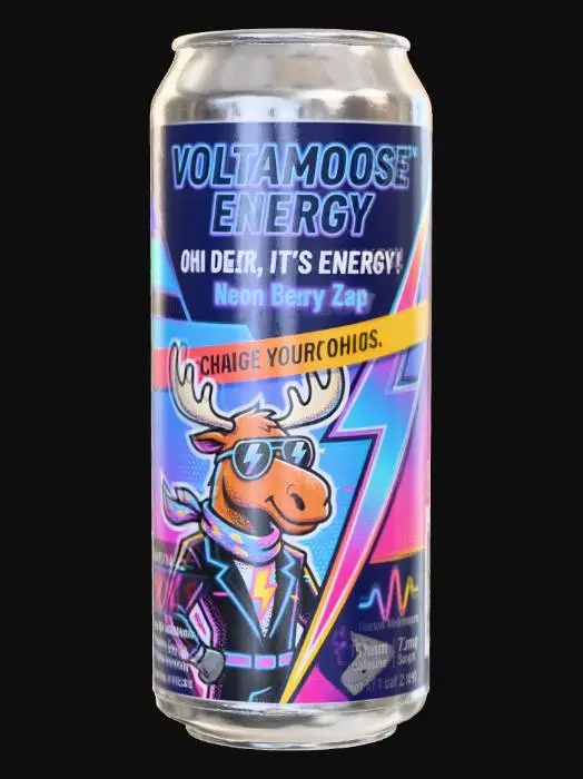 3D model for Voltamoose Energy Can