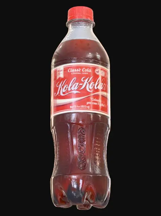 3D model for Koka-Kola Bottle