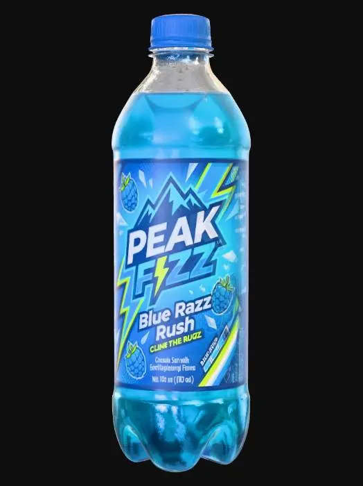 3D model for Peak Fizz Blue Razz Rush