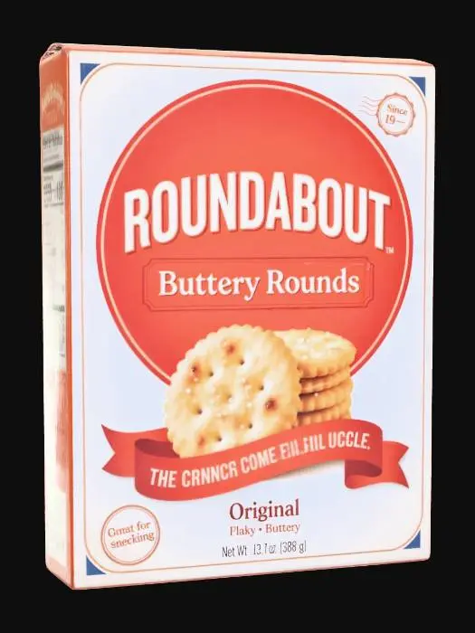 3D model for Roundabout Buttery Rounds Box