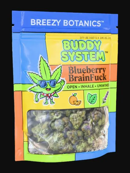 3D model for Cannabis BlueBerry BrainF**k Packet