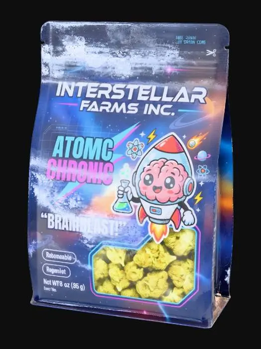 3D model for Cannabis Atomic Chronic Packet
