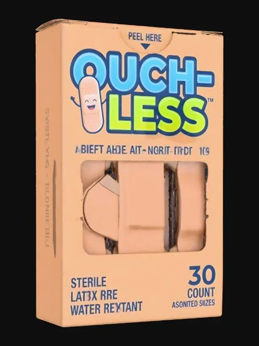 3D model for Ouchless Bandages Box