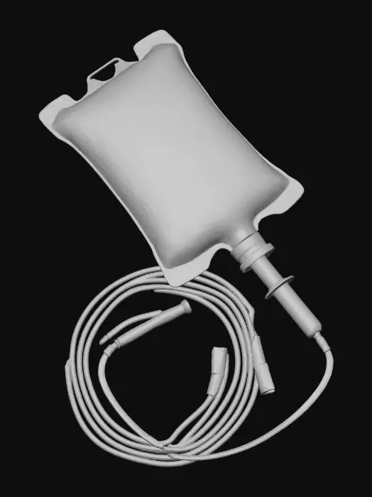 3D model for IV Drip Setup