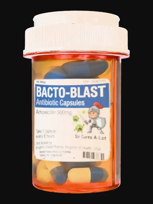 3D model for Bacto-Blast Capsule Bottle