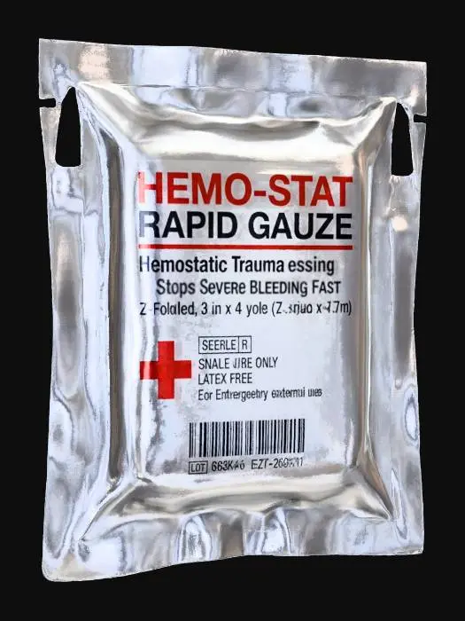 3D model for Hemostatic Dressing Package