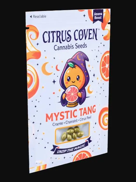 3D model for Mystic Tang Cannabis Seeds Package