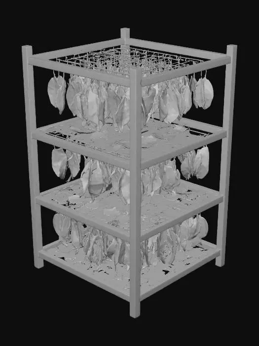 3D model for Ethereal Leaf Display