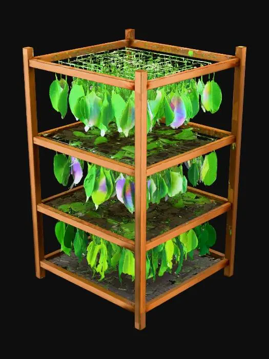 3D model for Ethereal Leaf Display