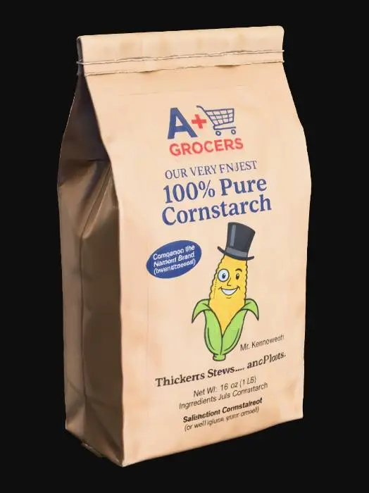 3D model for Mr. Kernelworth Cornstarch