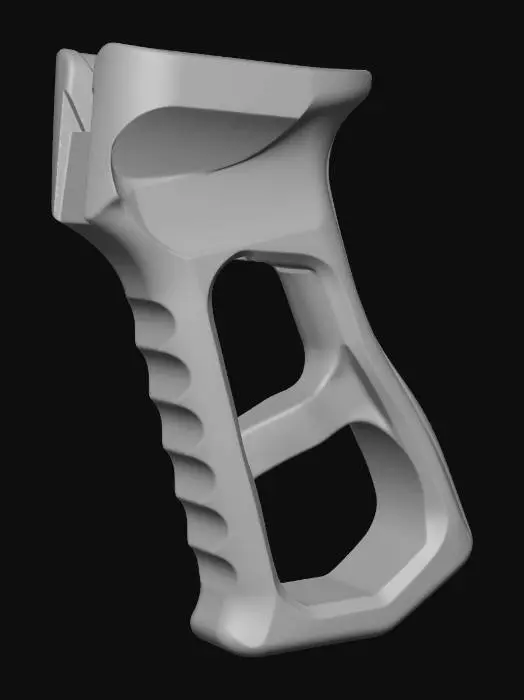 3D model for AK74 Anodized Metal Green Pistol Grip