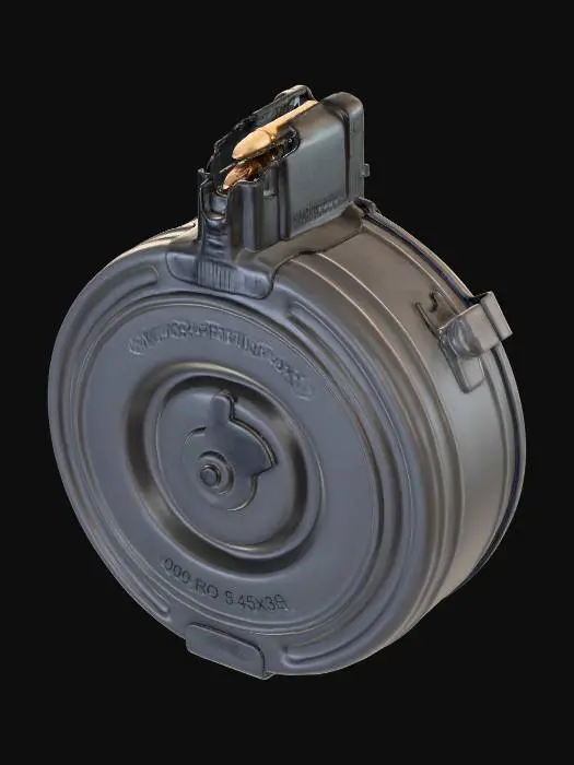 3D model for Obsidian Arms AK74 100 Rd Magazine