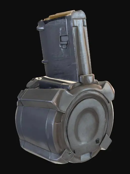 3D model for Vanguard Kinetics AR-15 60 Rd Magazine