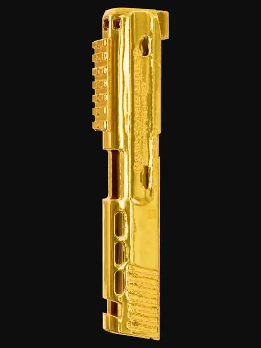 3D model for Obsidian Arms .45 Pistol Custom Gold Pistol Slide