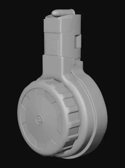 3D model for Vanguard Kinetics MP-5 50 Round Magazine
