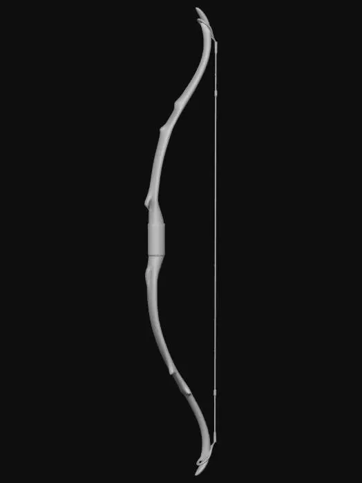 3D model for Crafted Wood Bow