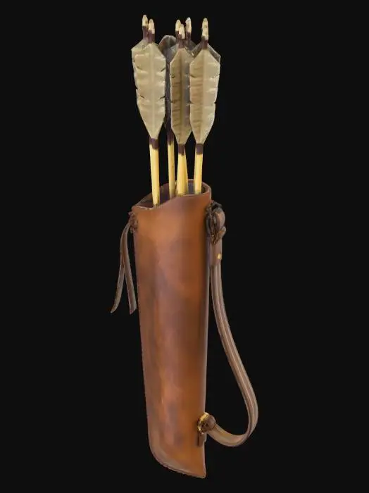 3D model for Crafted Quiver W/ Arrows