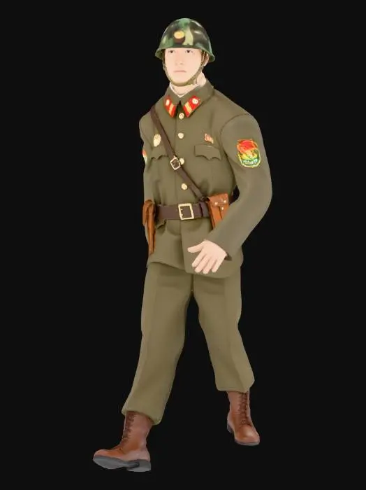 3D model for Supreme Leader Soldier Character 2