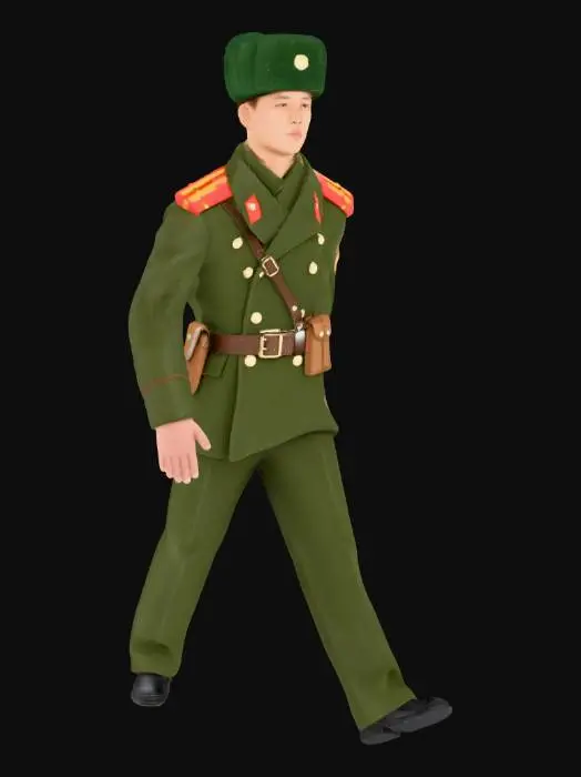 3D model for Supreme Leader Soldier Character 3