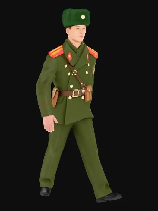 3D model for Supreme Leader Soldier Character 3